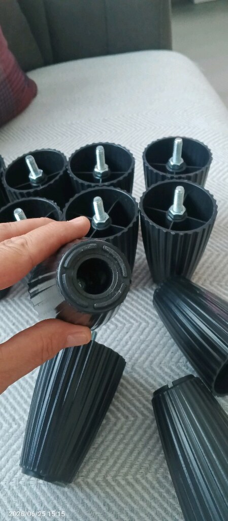 Baza ayağı plastik civatalı 12 adet - 5