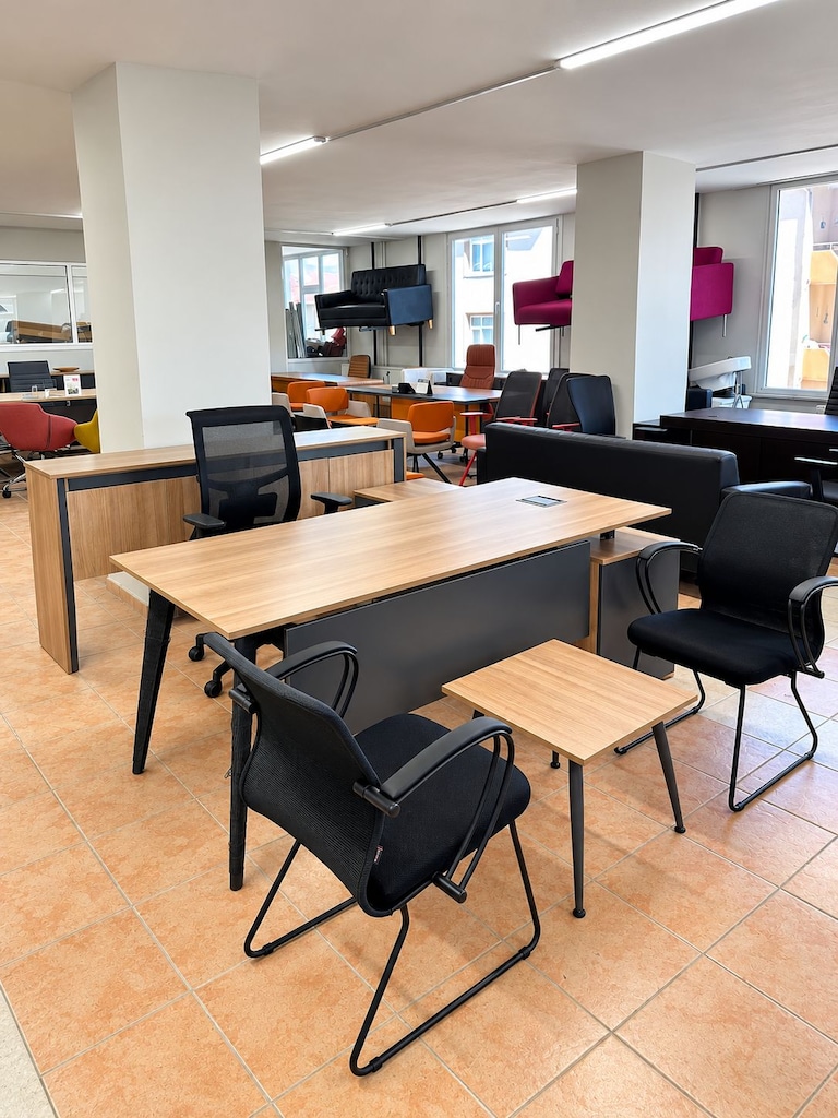KLAS OFİS ÜSKÜDAR 180X85 MARBELLA KİRAZ MAKAM TAKIMI - 2