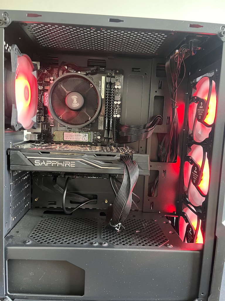 RYZEN 2600 / SAPPHİRE RX470 / 16gb RAM OYUNCU GAMİNG BİLGİSAYARI - 10