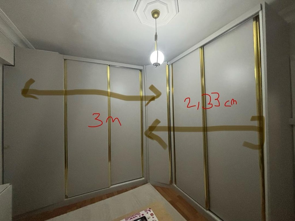 4 sürgülü iki kapaklı dolap
