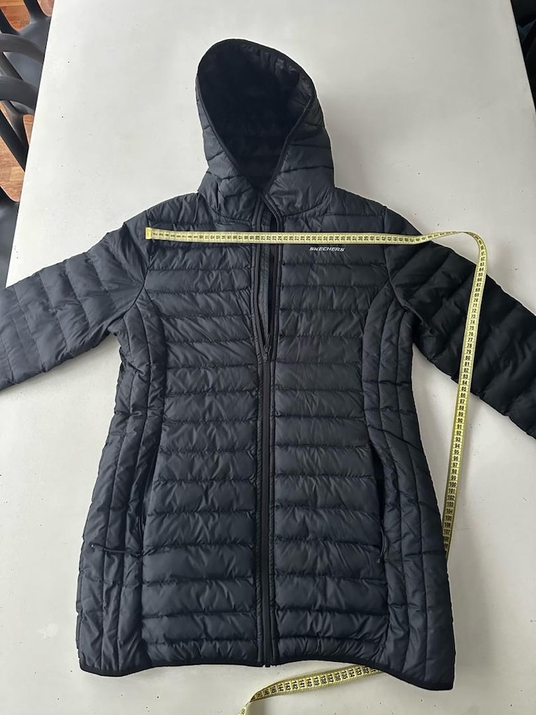 skechers maxi kadın siyah mont - 5