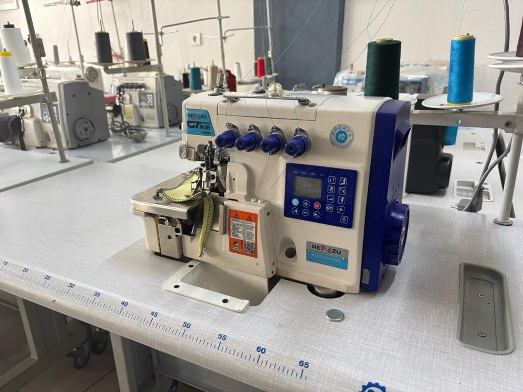 Renzu 4 iplik elektrikli iplik kesmeli overlok makinası - 2