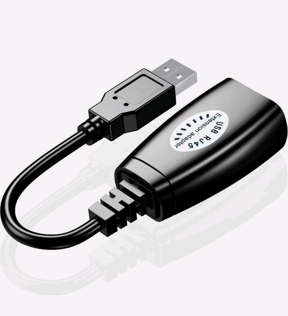 Aogo USB RJ45 Extender Rj 45 USB Ek Uzatıcı CAT5E 6 Kablosu Ekleme Ext - 8