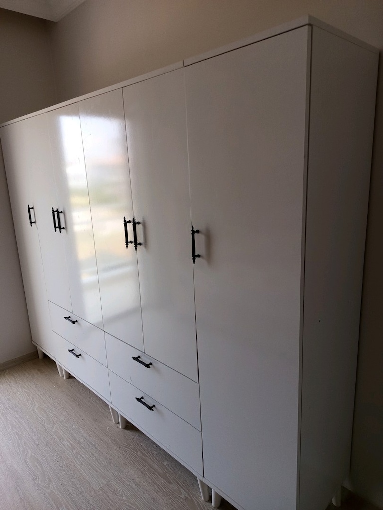 Antalya içi Teslim SIFIR 6 Kapaklı Elbise Dolabı - 2