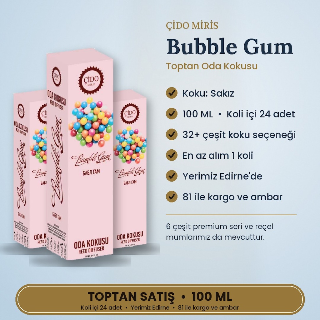 ÇİDO MİRİS 100ML SAKIZ ODA KOKUSU - 2