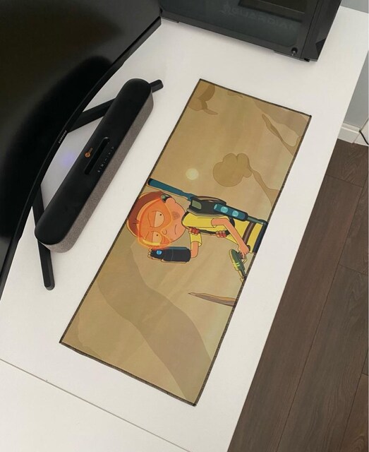rick and morty temalı mousepad