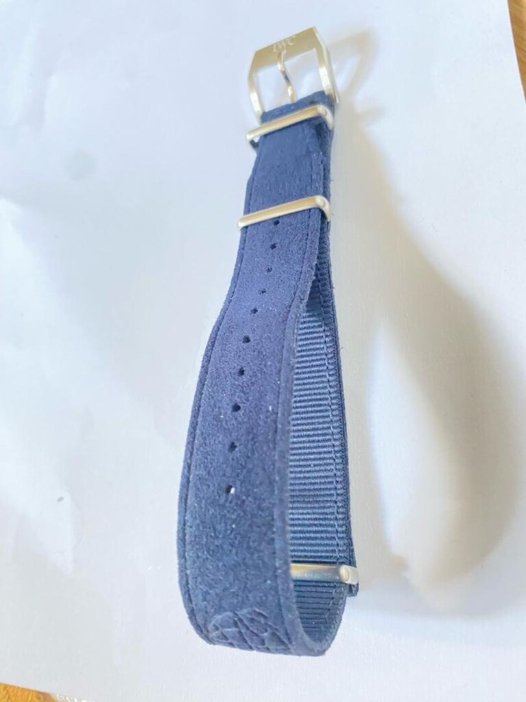 IWC lacivert NATO kordon 20 mm - 5