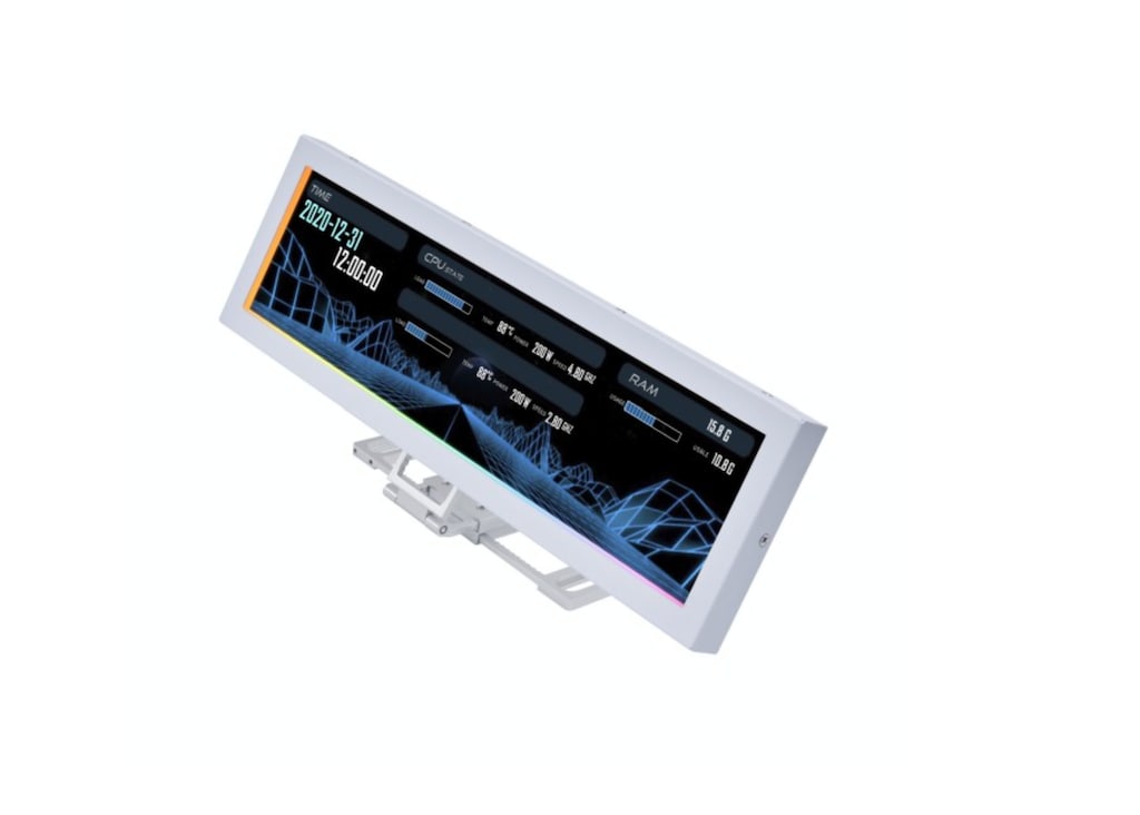Lian Li 8.8″ Universal Ekran Siyah-Beyaz - 3