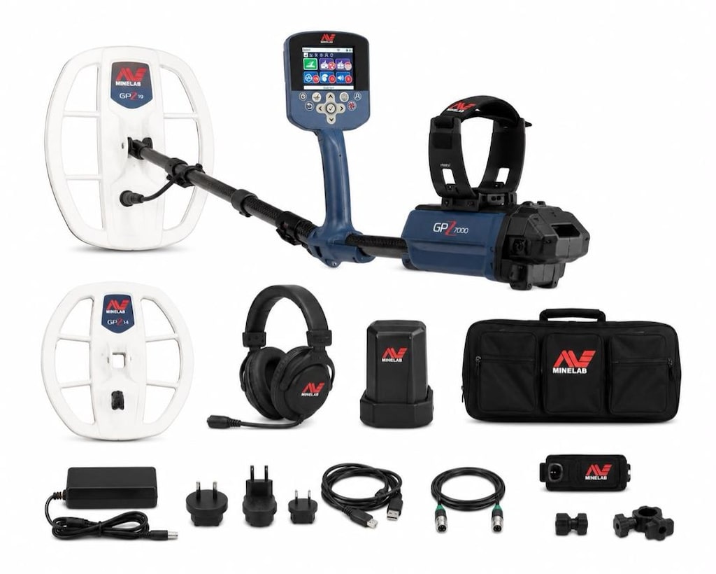 MINELAB GPZ 7000 + ORJİNAL GPZ 19 + GPZ 14 FULL SET