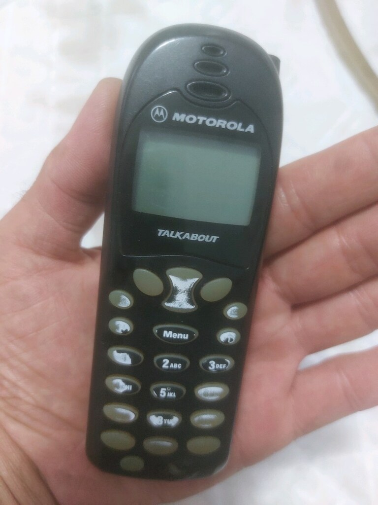 Motorola tuşlu cep telefonu. pili bitik - 14