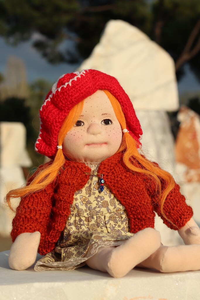 El Yapımı Çilli Kız Bebek (Yumuşak Uyku & Oyun Arkadaşı) - 5