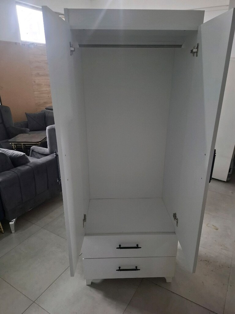 sifir 2kapkli dolap gardrop sıfır aynalı - 2