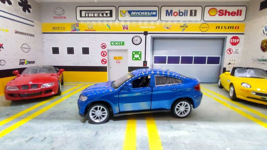 BMW X6 SUV modeli metal diecast oyuncak araba - 5