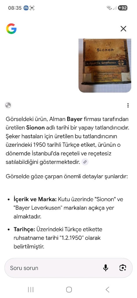 ORİJİNAL ALMAN MALI BAYER LEVERKUSEN TAM BİR KOLEKSİYONLUK 76 YİLLİK - 2