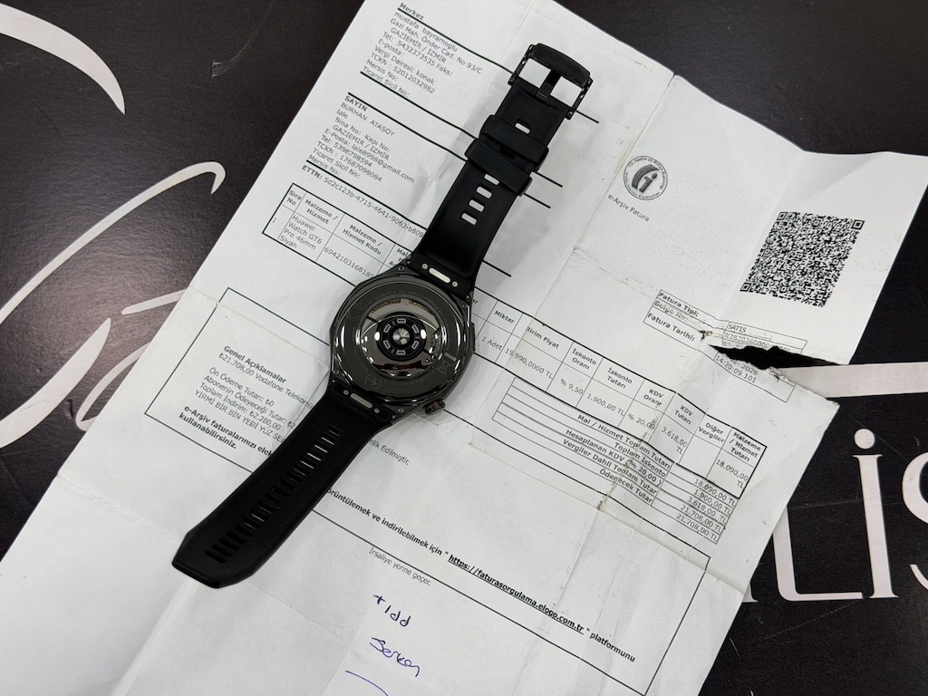 HUAWEİ GT 6 PRO GRAY FATURALI 15 AY GARANTİLİ NOKTA HATASIZ - 2