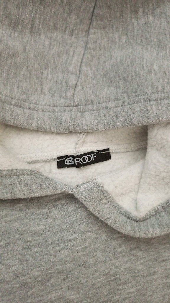 Gri Kapüşonlu Sweatshirt - 4
