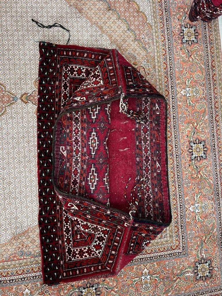 El dokuma heybe halı - 3