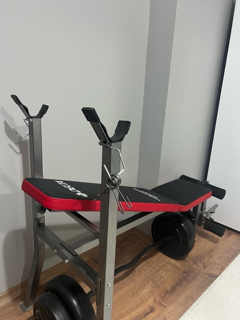 Sıfır Tertemiz Ayarlanabilir Ağırlık Sehpası ve Ağırlık Seti 108 Kg - 2