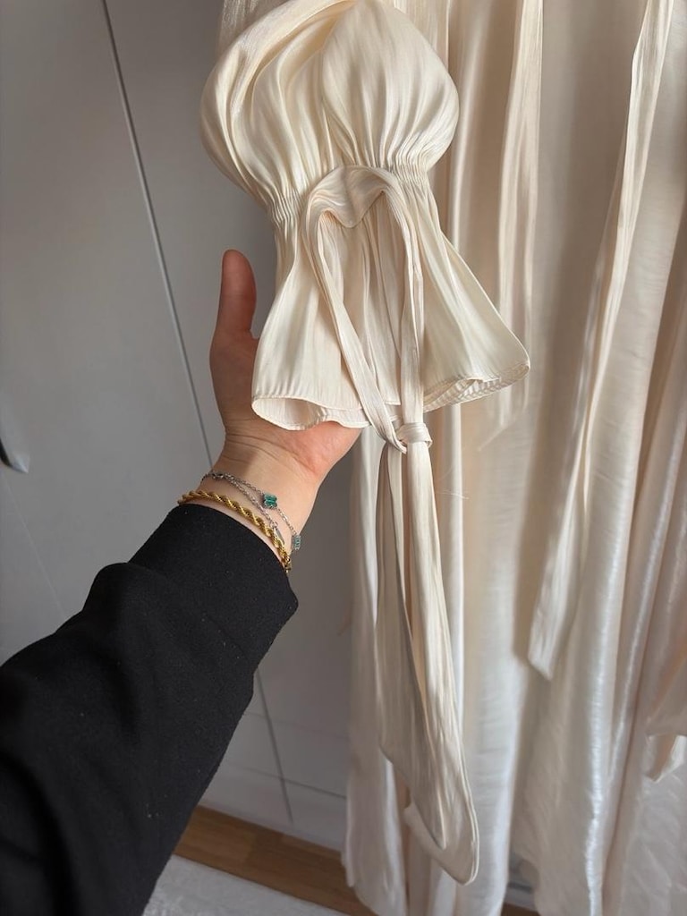 Tesettür Söz nişan nikah elbisesi - 7