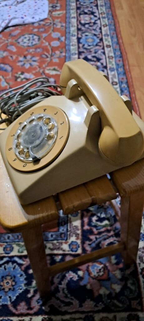 antika çevirmeli telefon - 5