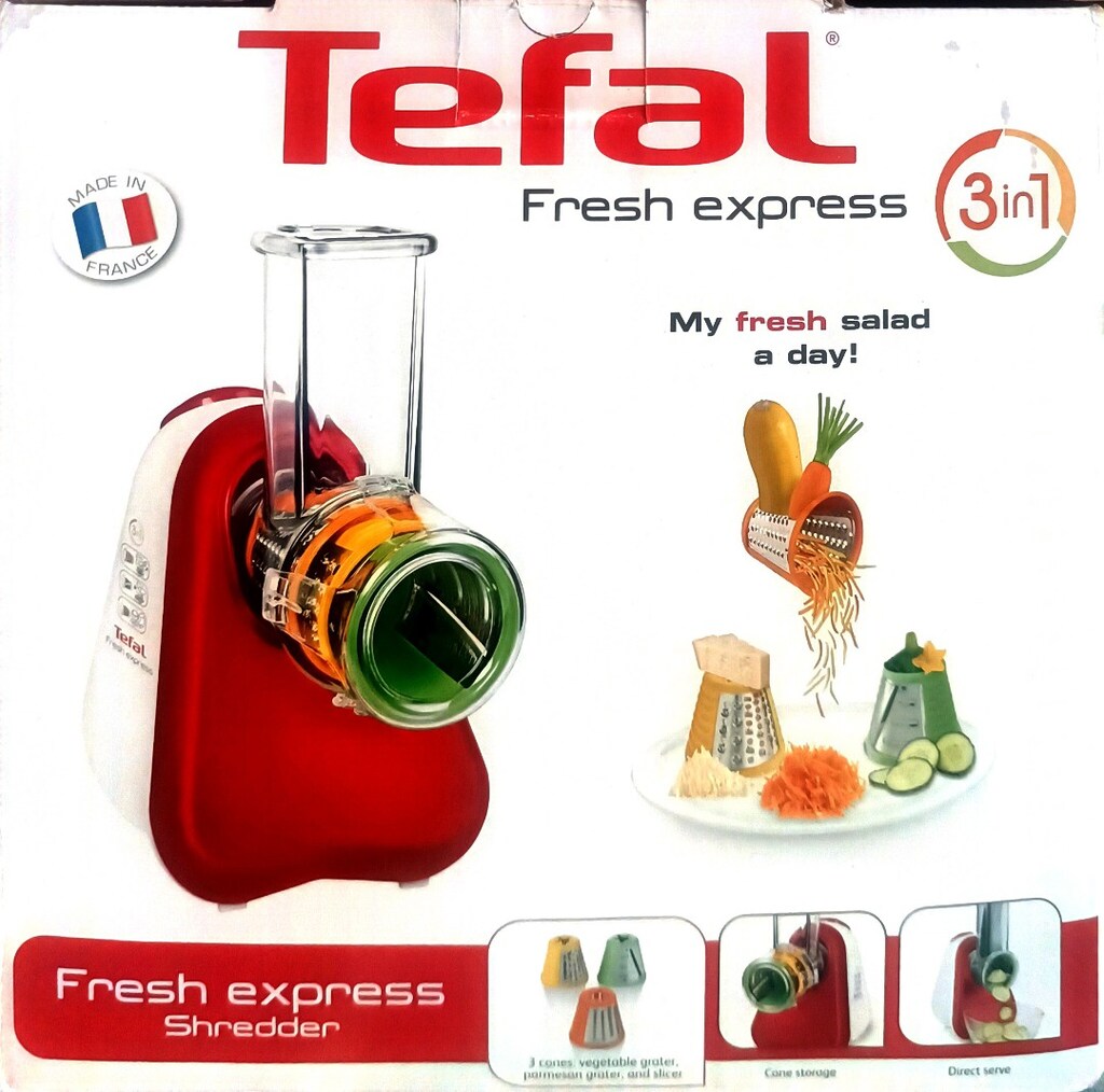 Fresh Express 3 in 1 Meyve ve Sebze Doğrayıcı Rondo Cam Hazneli - 6