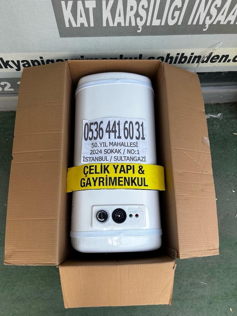 TERMOSİFON 60 LİTRE SIFIR 2 YIL GARANTİLİ ŞOFBEN BÜYÜK BOY KAPALI KUTU - 4