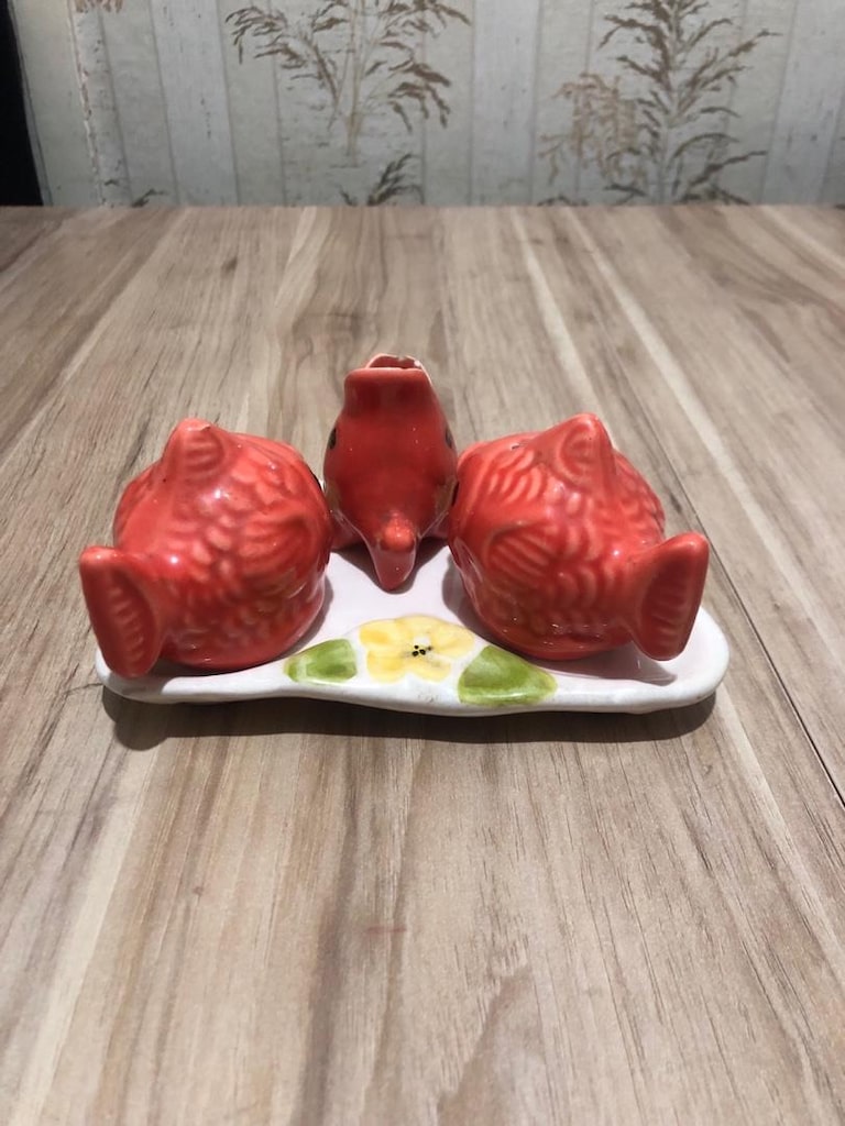 Tuzluk Balık Figürlü Porselen Set - 5