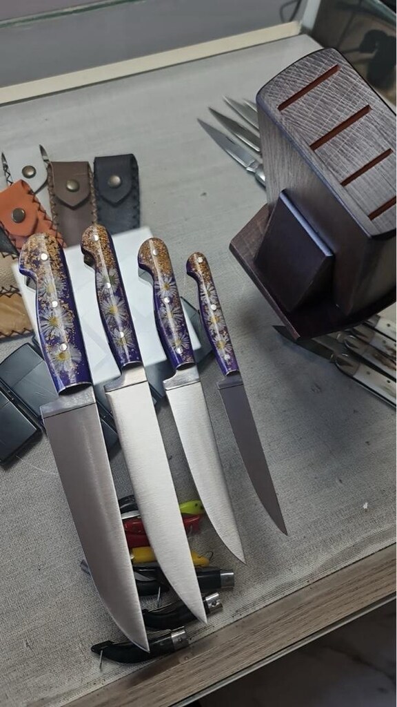 Sürmene Yapımı Ahşap Stantlı Set - 5
