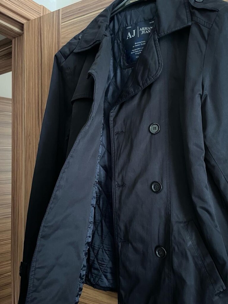 armani jeans trençkot — görsel 10/10