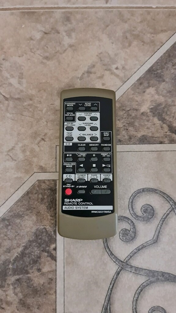 Sharp Müzik Seti Kumandası