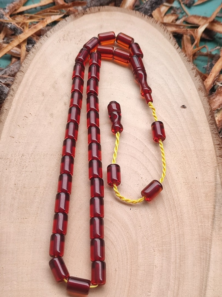 ateş kehribar tesbih - 6