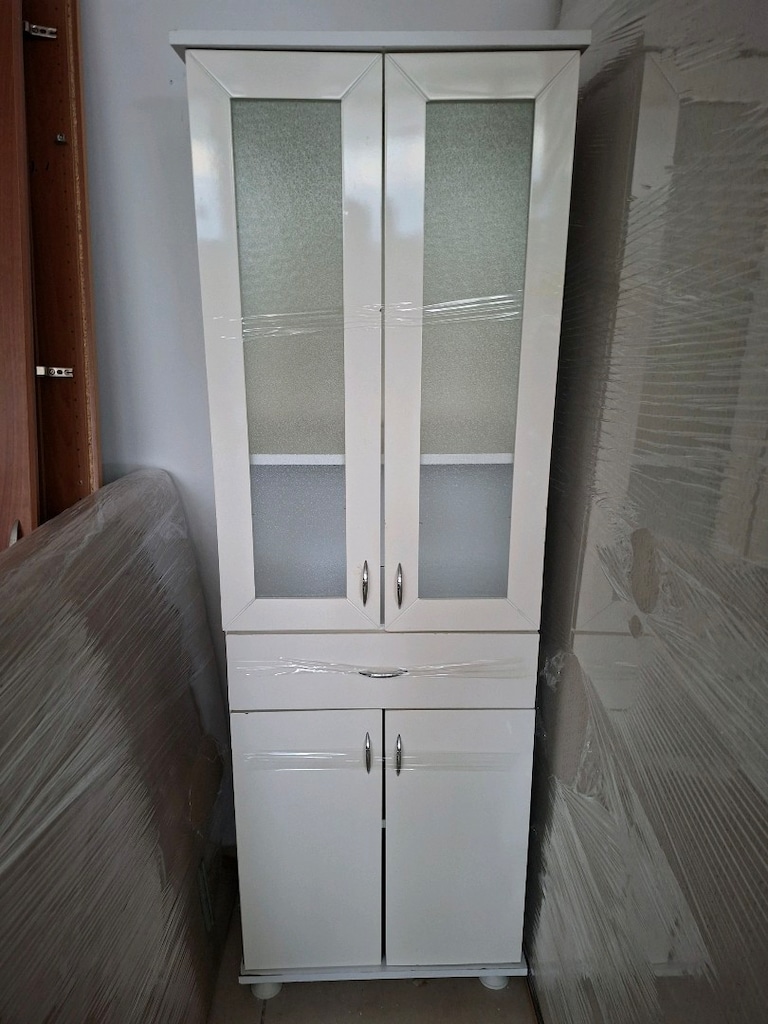 ÇİFT KAPAKLI RAFLI BANYO DOLABI - 5