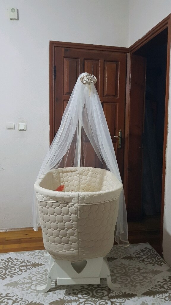 Çilek mobilya Bebek Beşiği, Sallanan Beşik - 4
