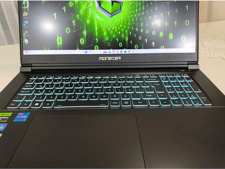 i7 12. Nesil Monster G@ming 17.3 dev ekranlı oyun canavarı laptop - 5
