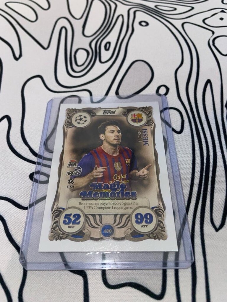 messi kartı match atax - 2