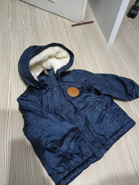 bebek h&m içi kürklü mont