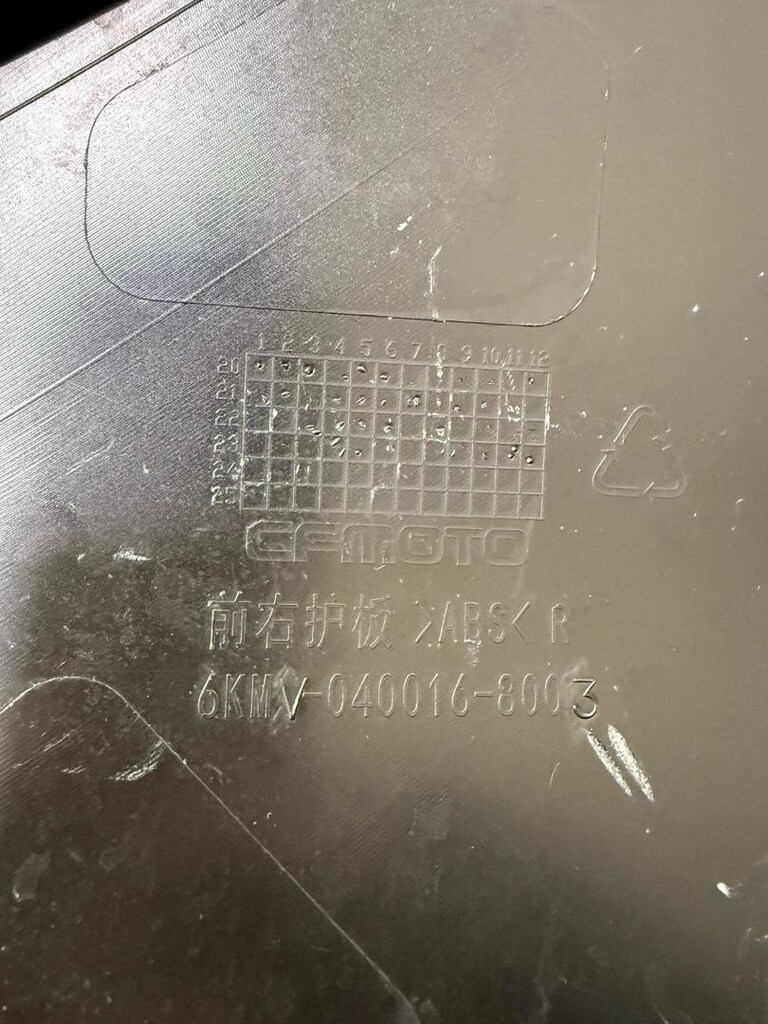 CF Moto 250 SR Ön Panel Sağ Siyah Orjinal - 6