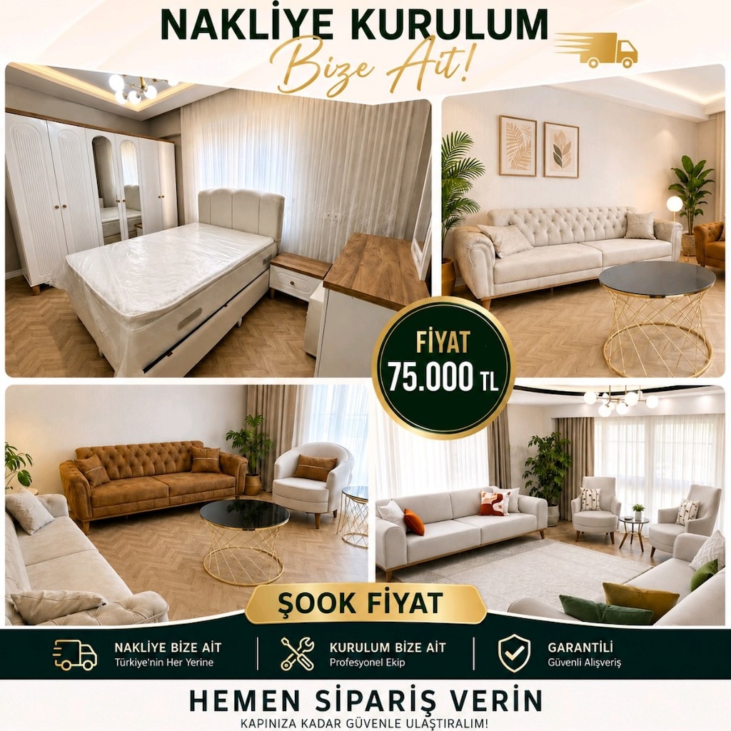 Düğün paketi yatak odası koltuk takımı