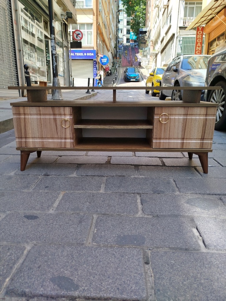 ahşap model tv ünitesi - 2