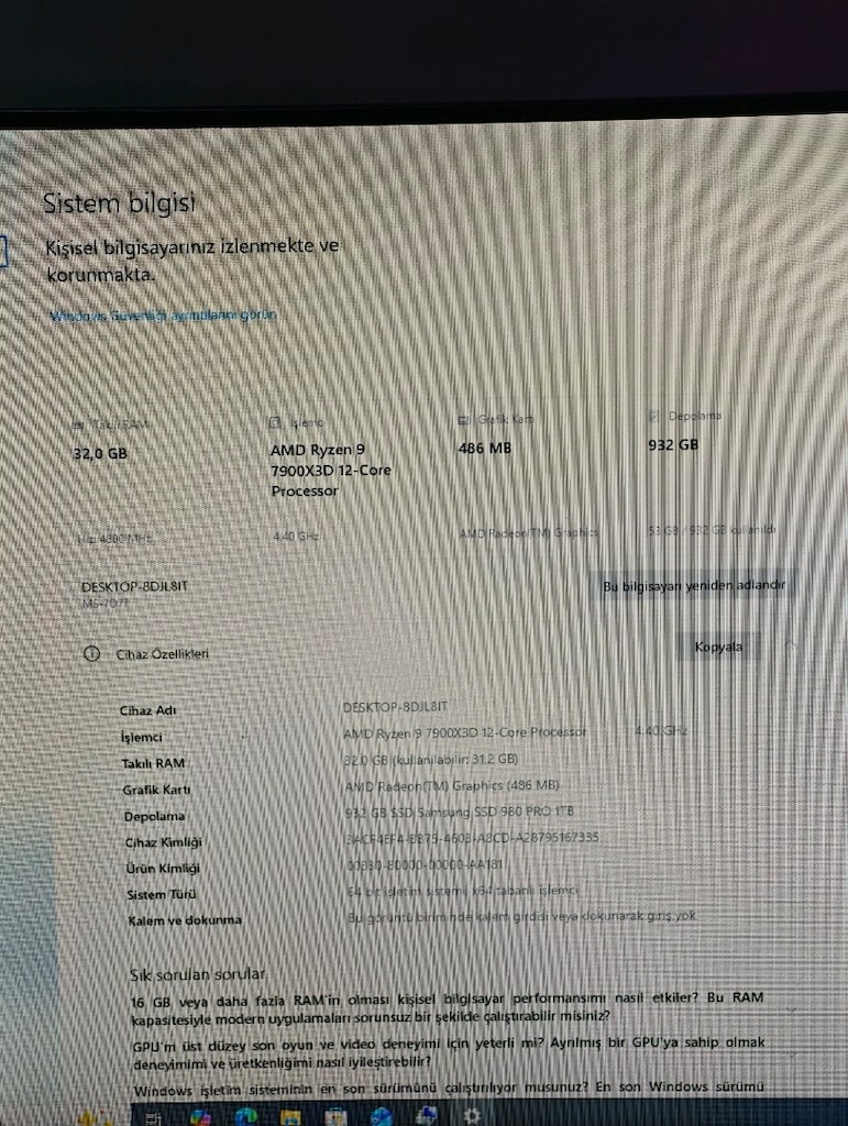 Ryzen 9 7900X3D 1 TB SSD 32 GB DDR5 RAM - 5
