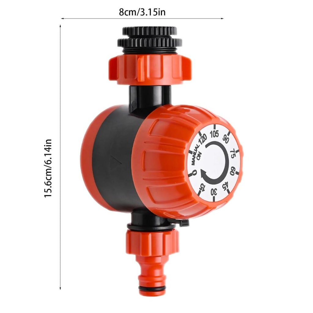 SN-29309 MEKANİK BAHÇE MUSLUK SULAMA ZAMANLAYICISI 120 DAKİKA - 5