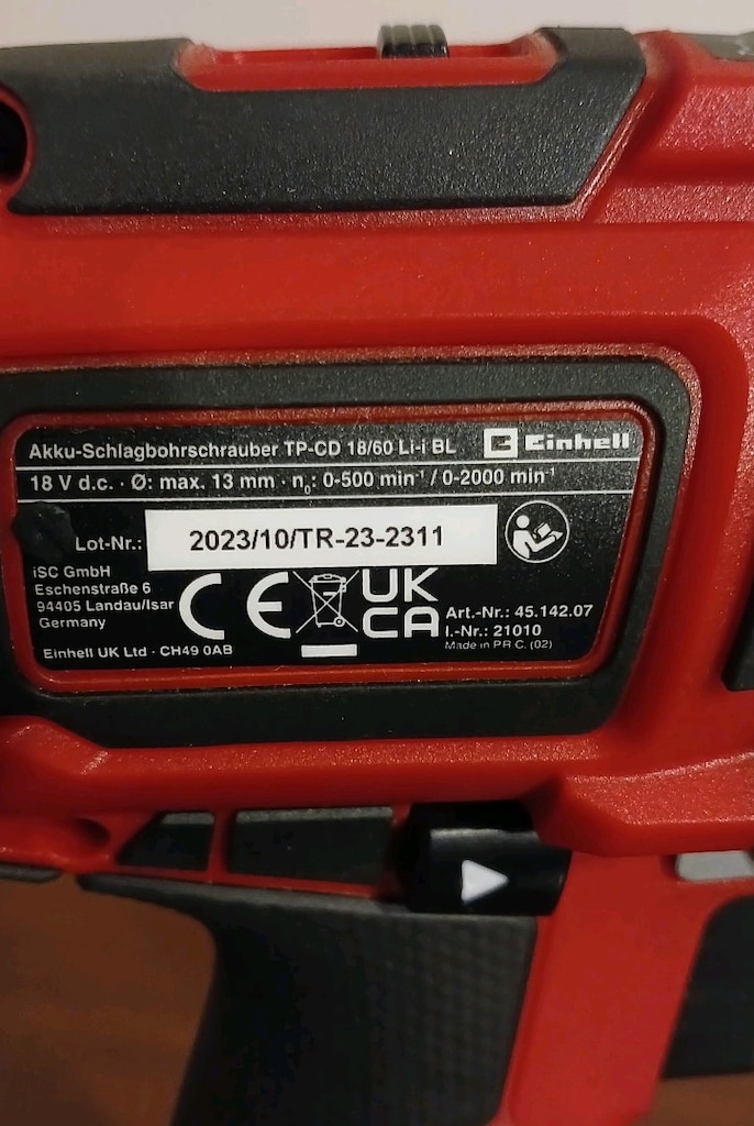 EİNHELL TP-CD 18V/60 NM DARBELİ VİDALAMA CİHAZI (SOLO) - 8