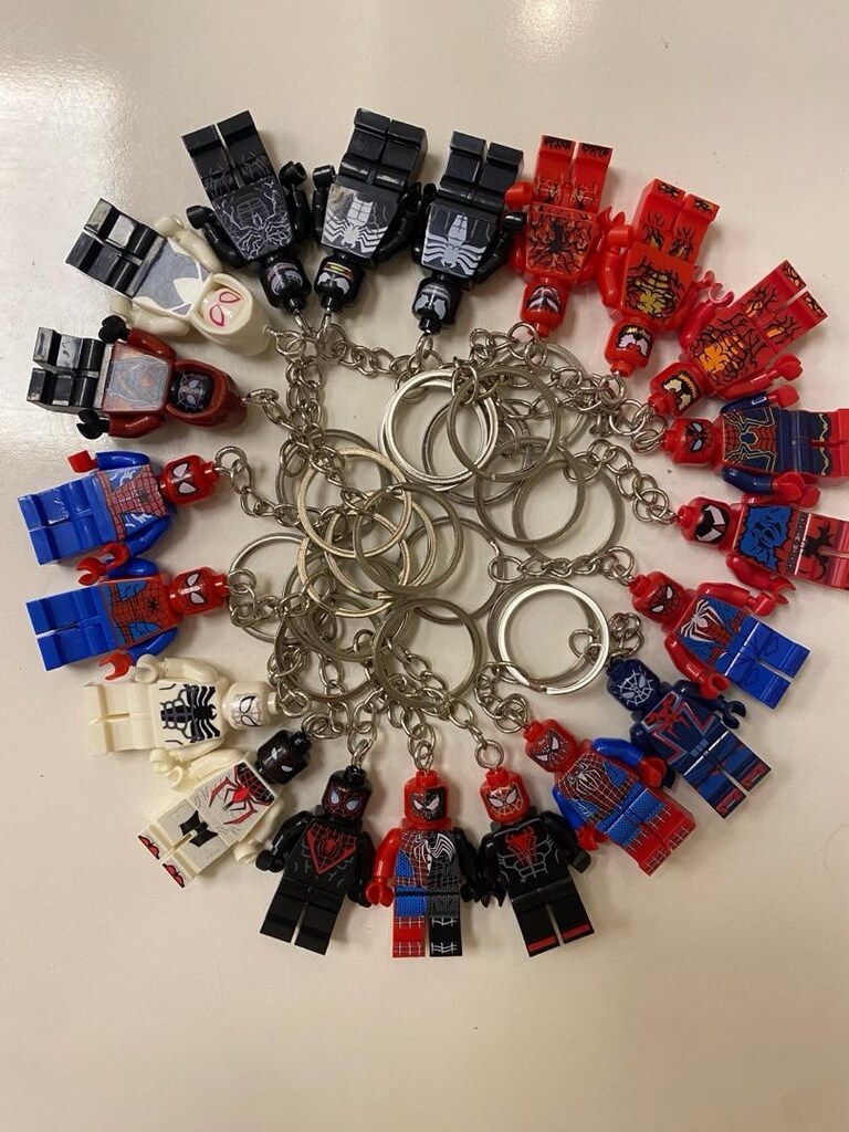 Lego Spiderman Anahtarlık Seti - 8
