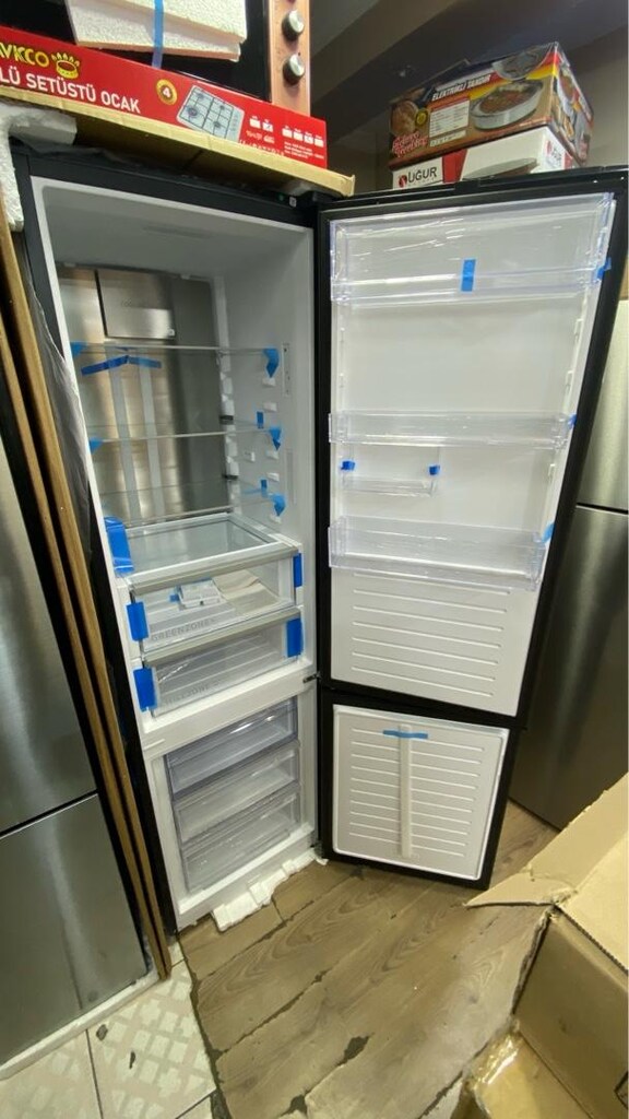 (SIFIR) VESTEL WİNDSOR D INOX 367 LT NF KOMBİ TİPİ BUZDOLABI - 9