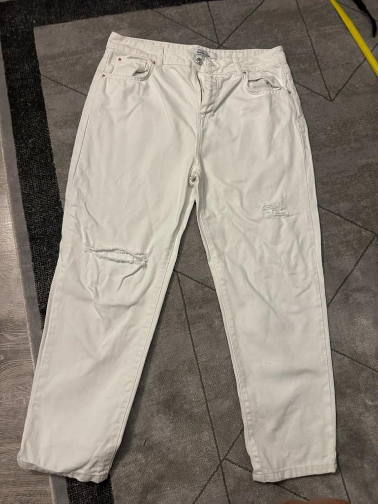 ipekyol jean kot beyaz mom fit - 6