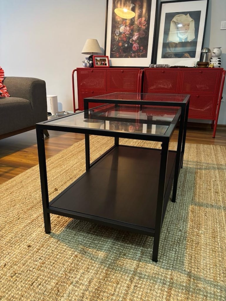IKEA VITTSJÖ Cam Sehpa Seti – Çok Temiz / Sıfıra Yakın - 2