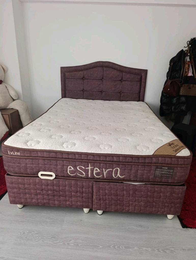 satılık çift kişilik yatak odasi
