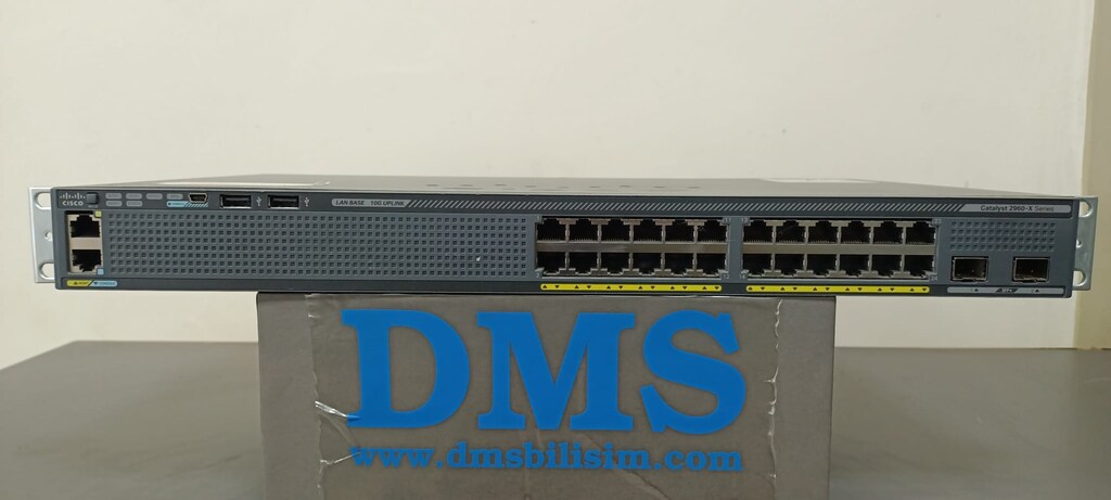 Cisco Catalyst WS-C2960X-24TD-L | 24 Port Gigabit + 2 x 10G SFP+ ( ÇOK - 3