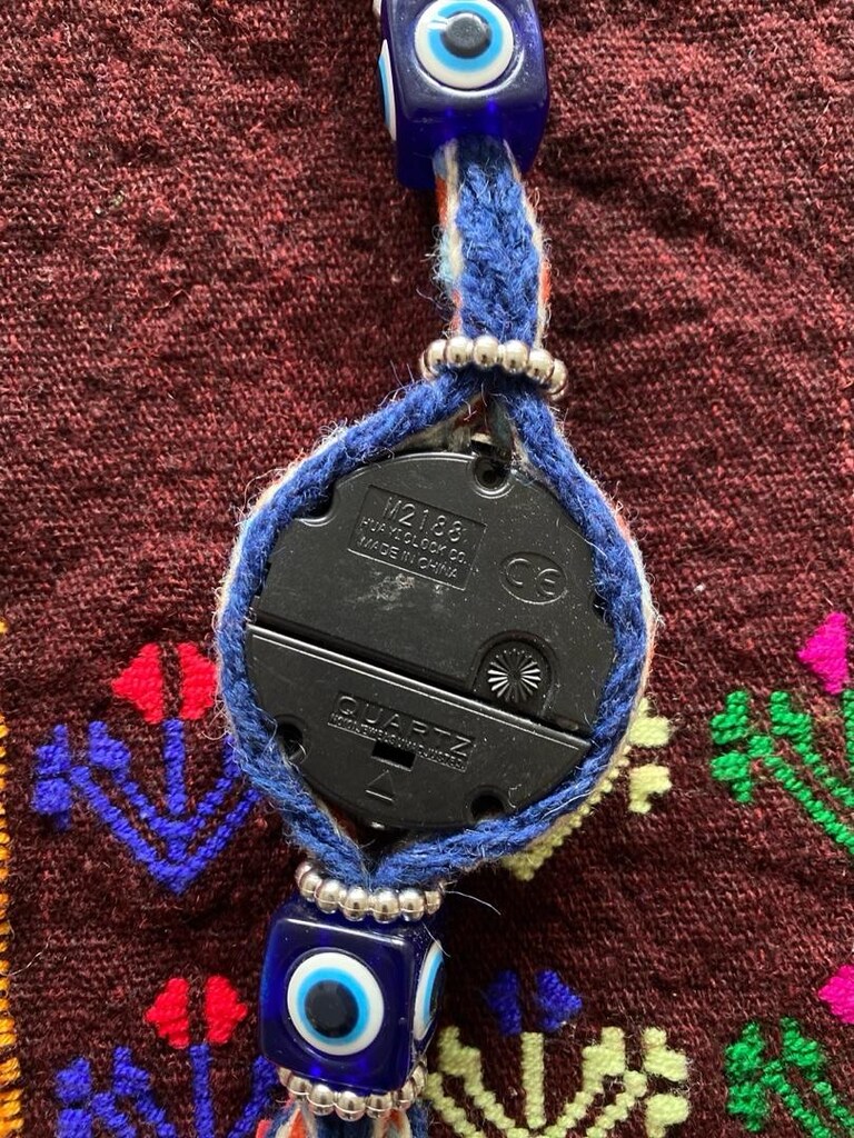 Nazar Boncuklu Duvar Saati - 7