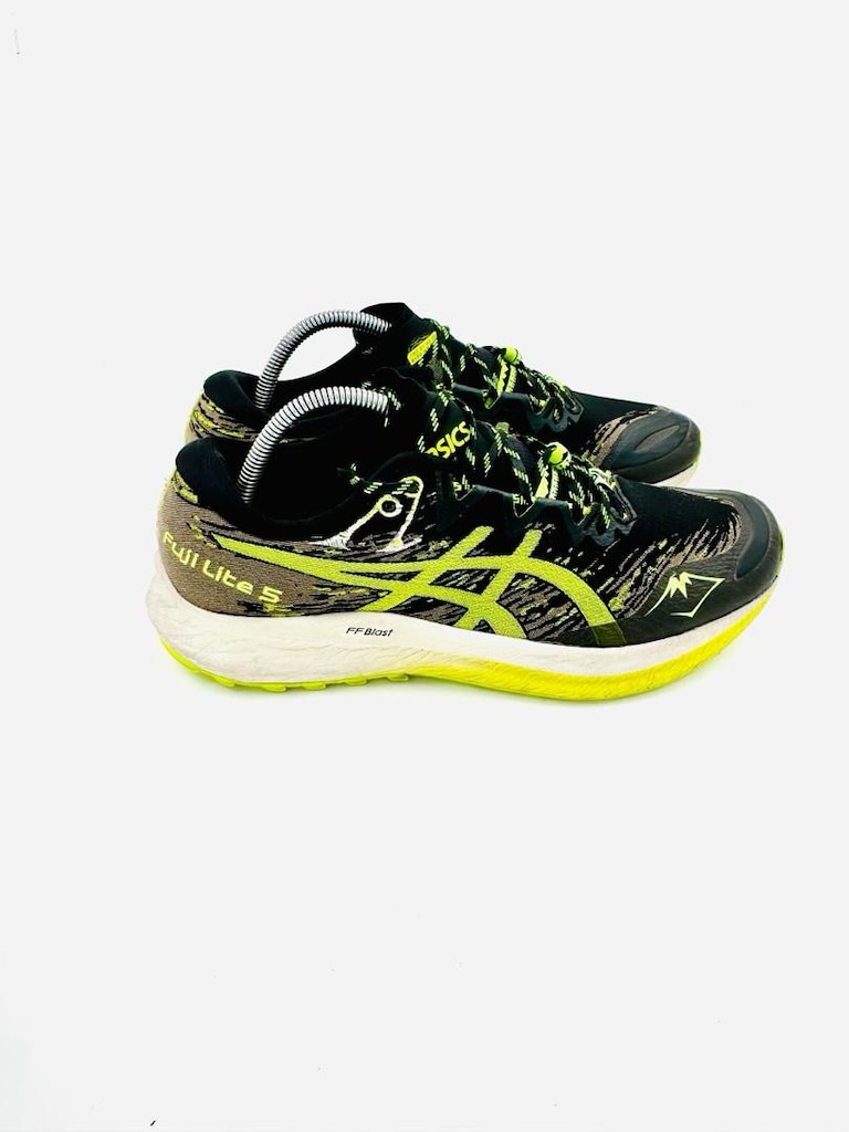 Asics Neon Sarı Siyah Koşu Ayakkabısı - 7